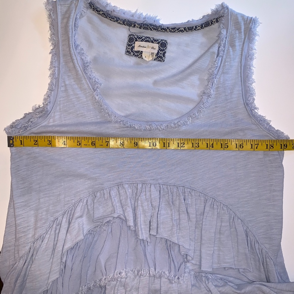 Anthropologie Meadow Rue Pale Blue Petticoat Tank - Picture 11 of 13